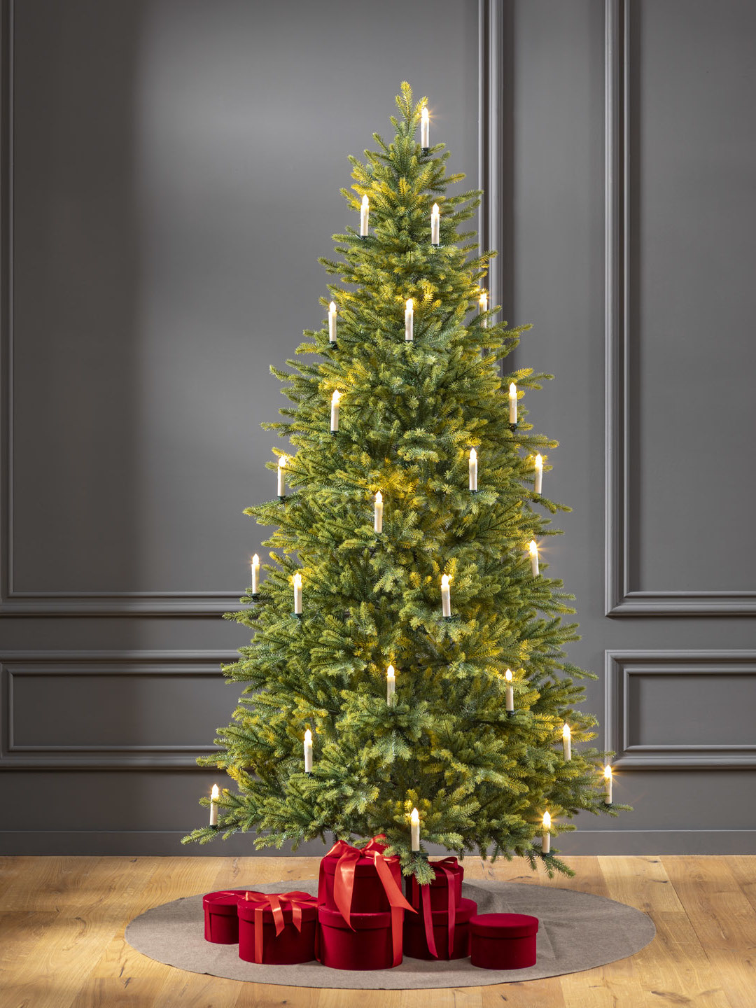 Künstlicher Weihnachtsbaum 120 cm "Norwegen" (mit LED Kerzen)