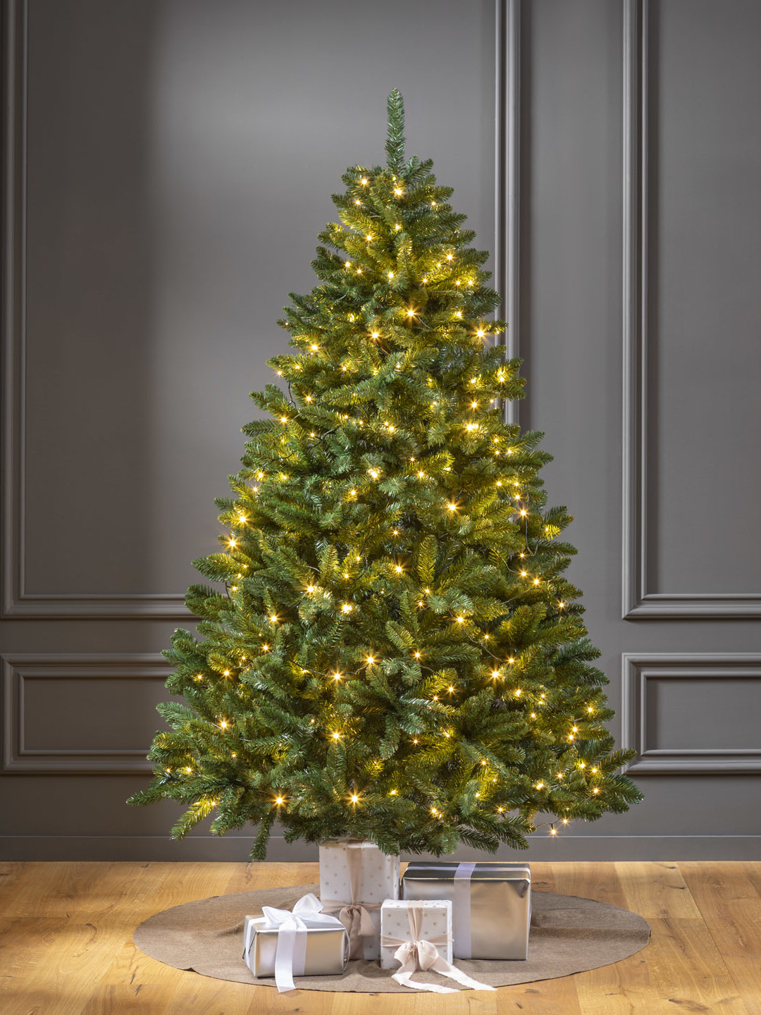 Künstlicher Weihnachtsbaum 120 cm "Lappland" (mit LED Lichterkette)